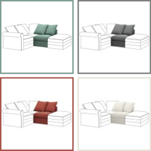 Σύστημα πολυμορφικών καναπέδων GRONLID