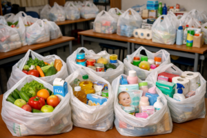 Λυκόβρυση Πεύκη διανομή Κοινωνικού Παντοπωλείου Μαρτίου